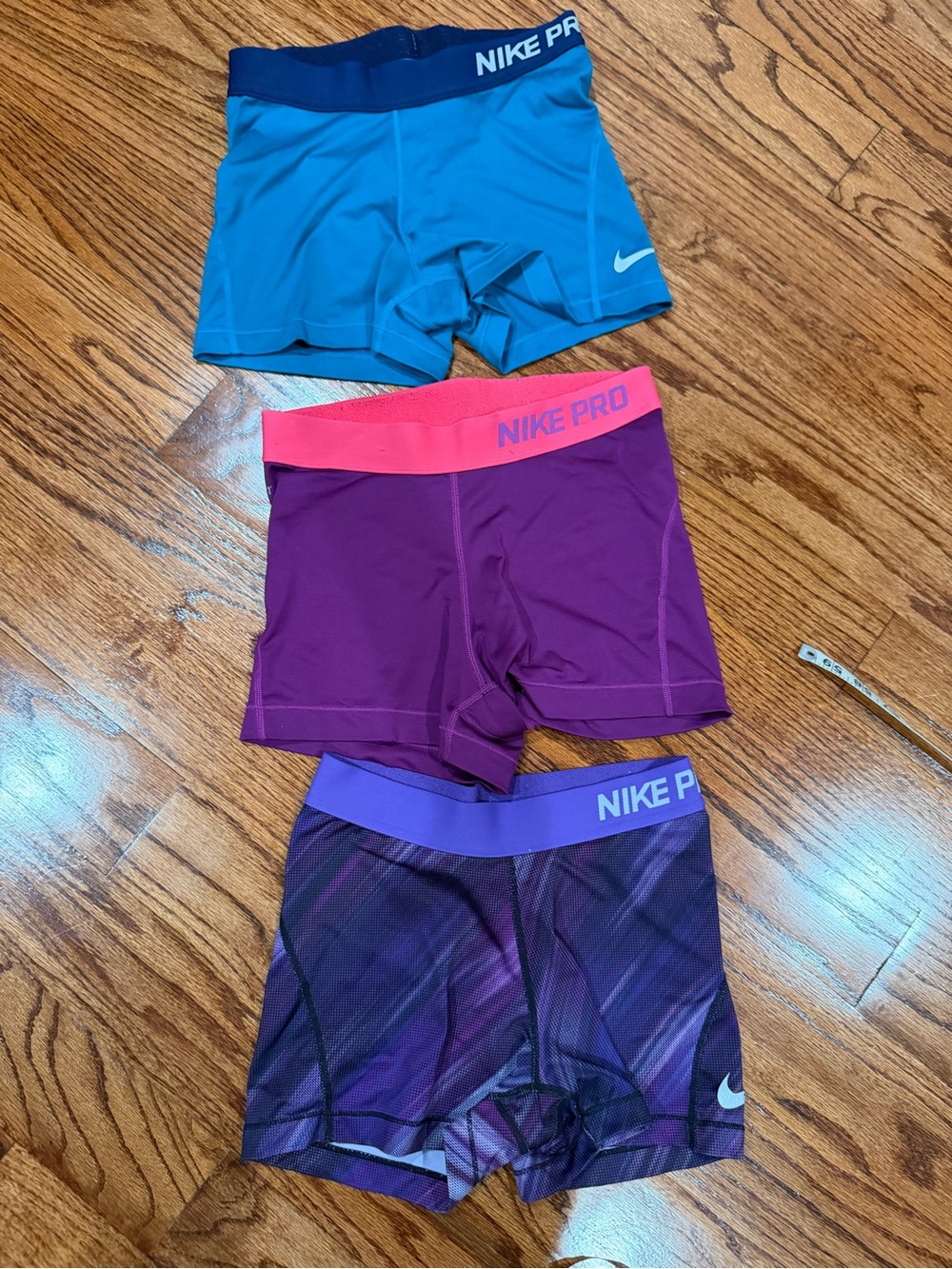 Nike Pros bike shorts
